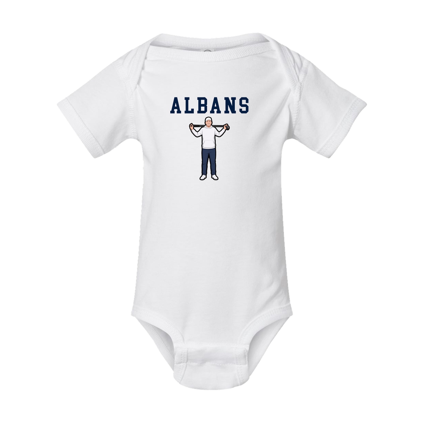 Baby Onesie — Shirsey in White