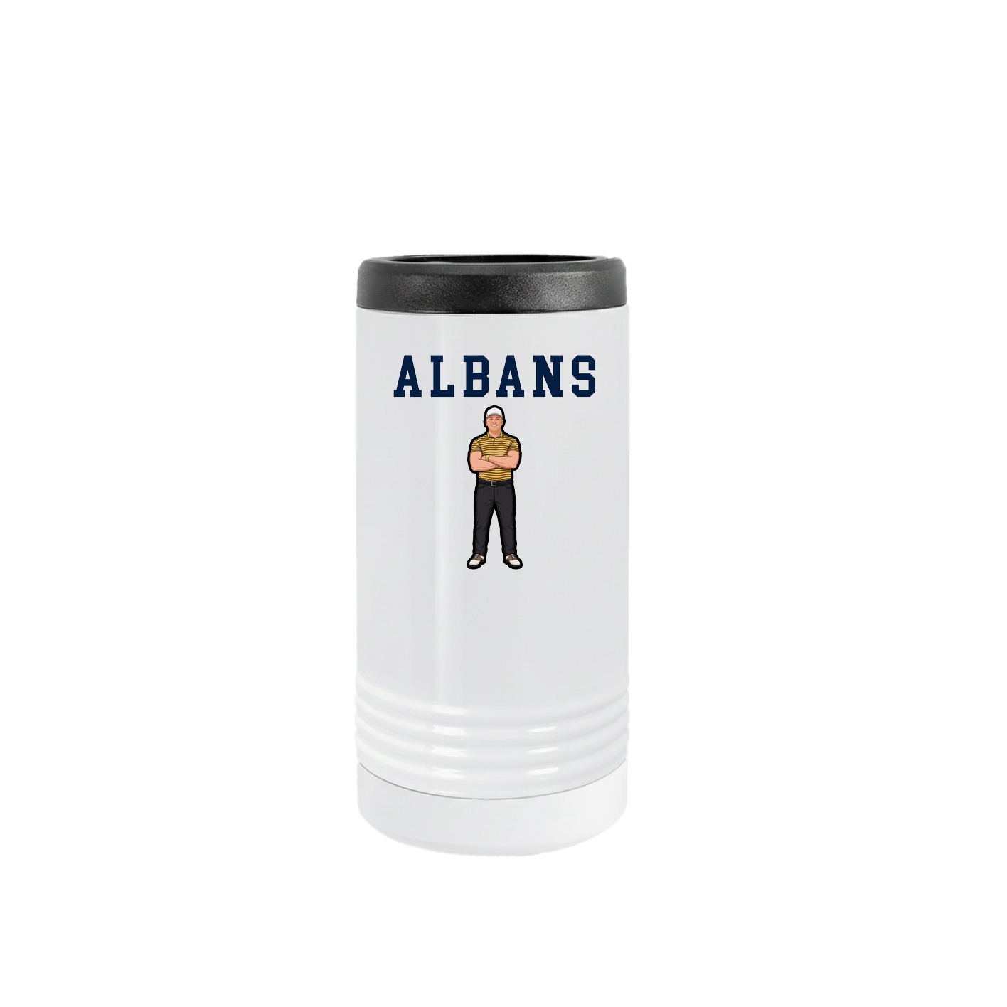 Slim Beverage Holder — Shirsey in White