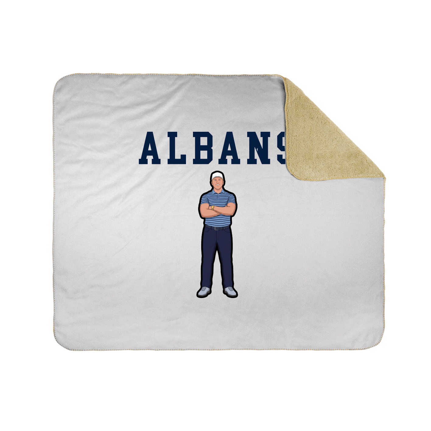 Throw Blanket — Shirsey in White