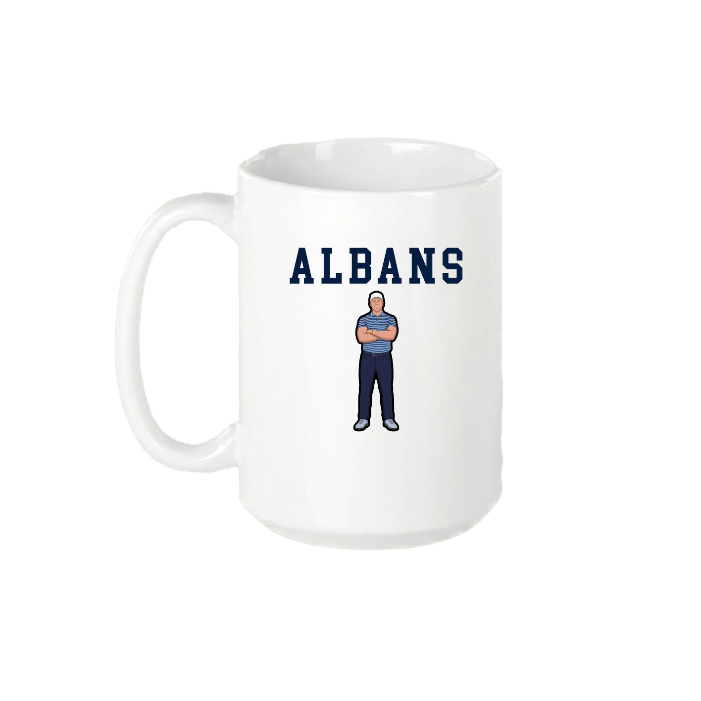 15oz Coffee Mug — Shirsey in White