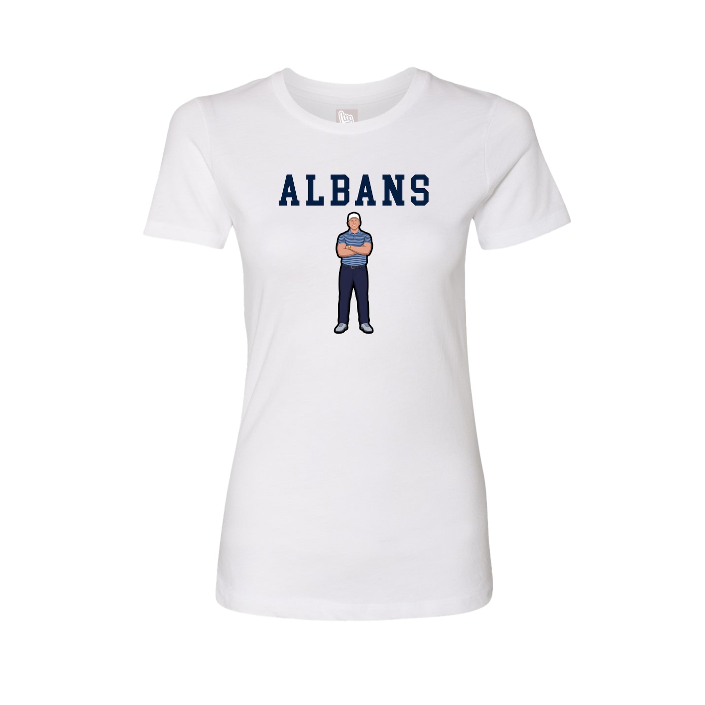 Fitted Women's Tee — Shirsey in White