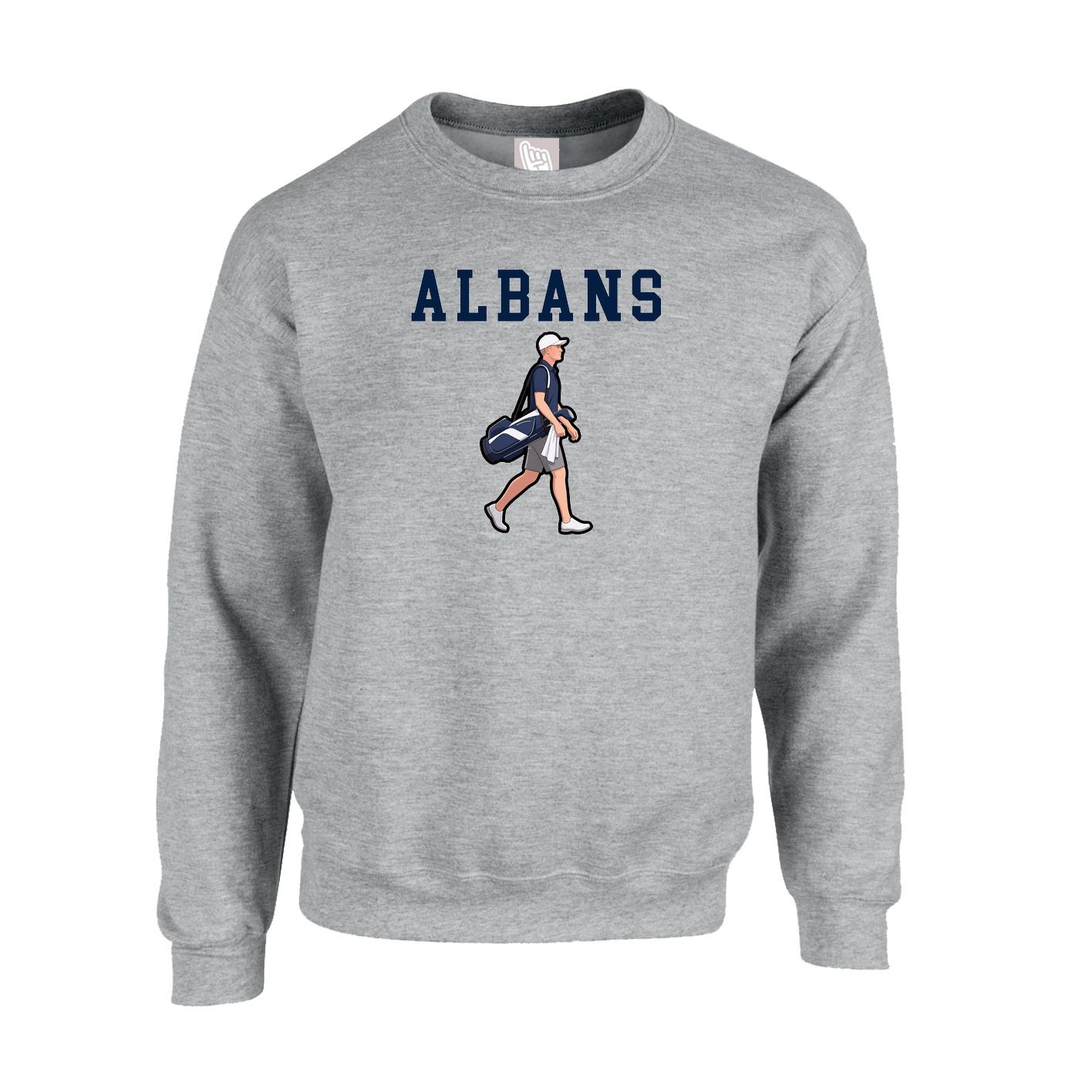 Fleece Crew — Shirsey in Grey