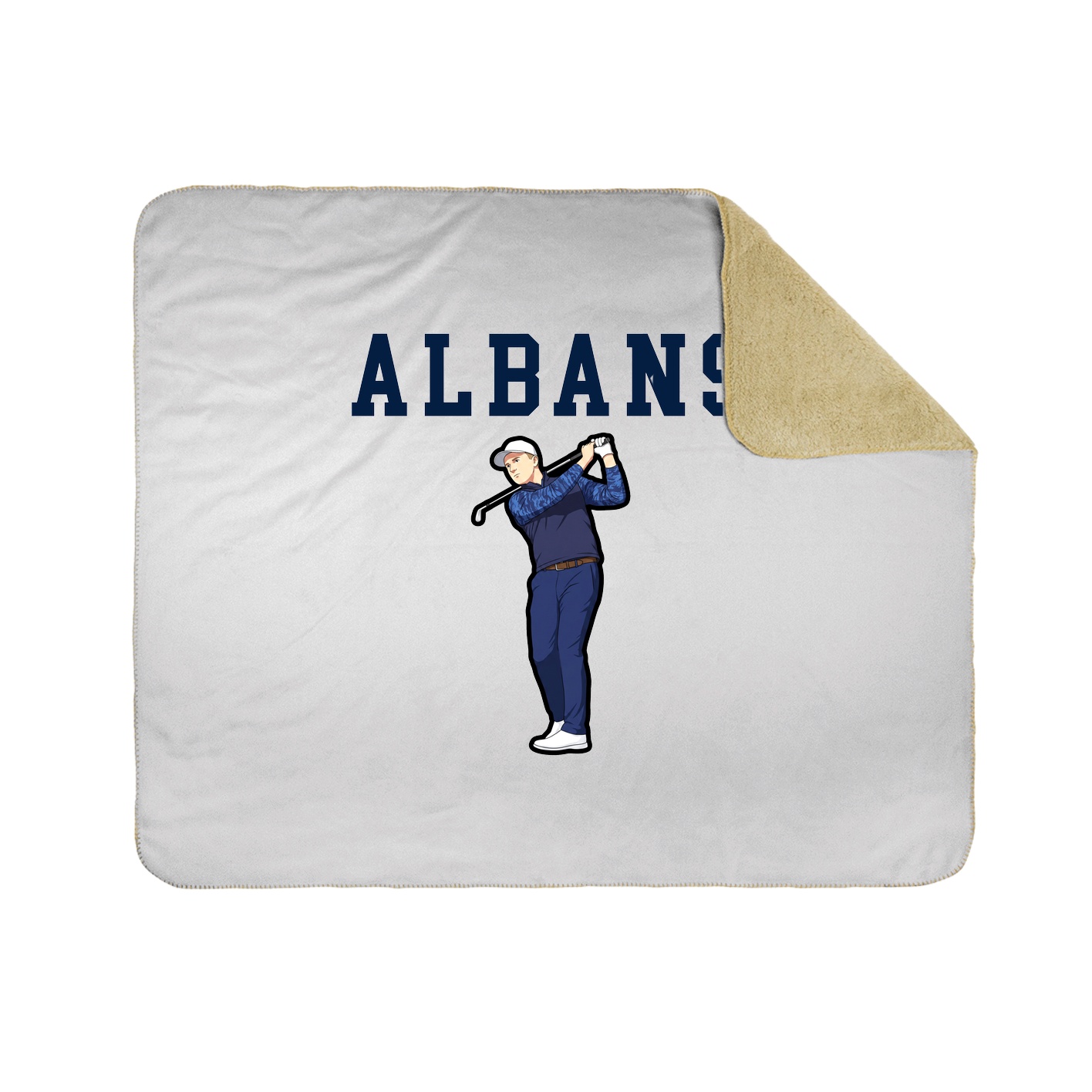 Throw Blanket — Shirsey in White