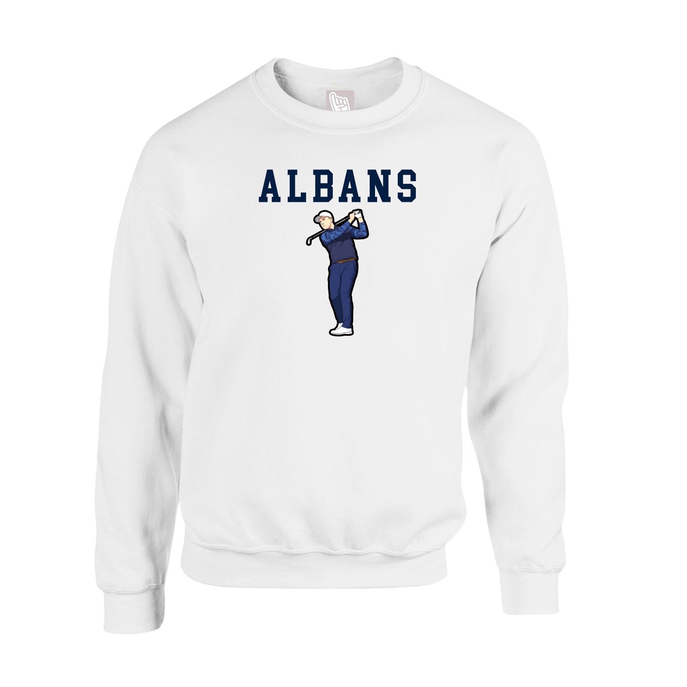 Fleece Crew — Shirsey in White