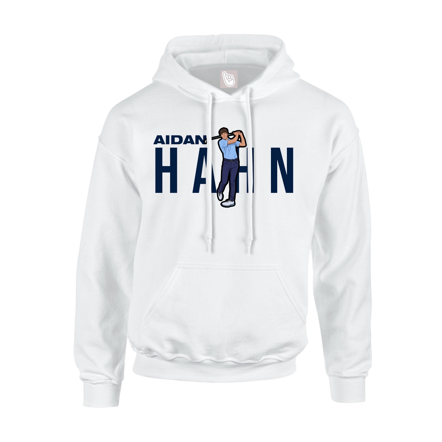 Youth Hoodie — Player Name in White
