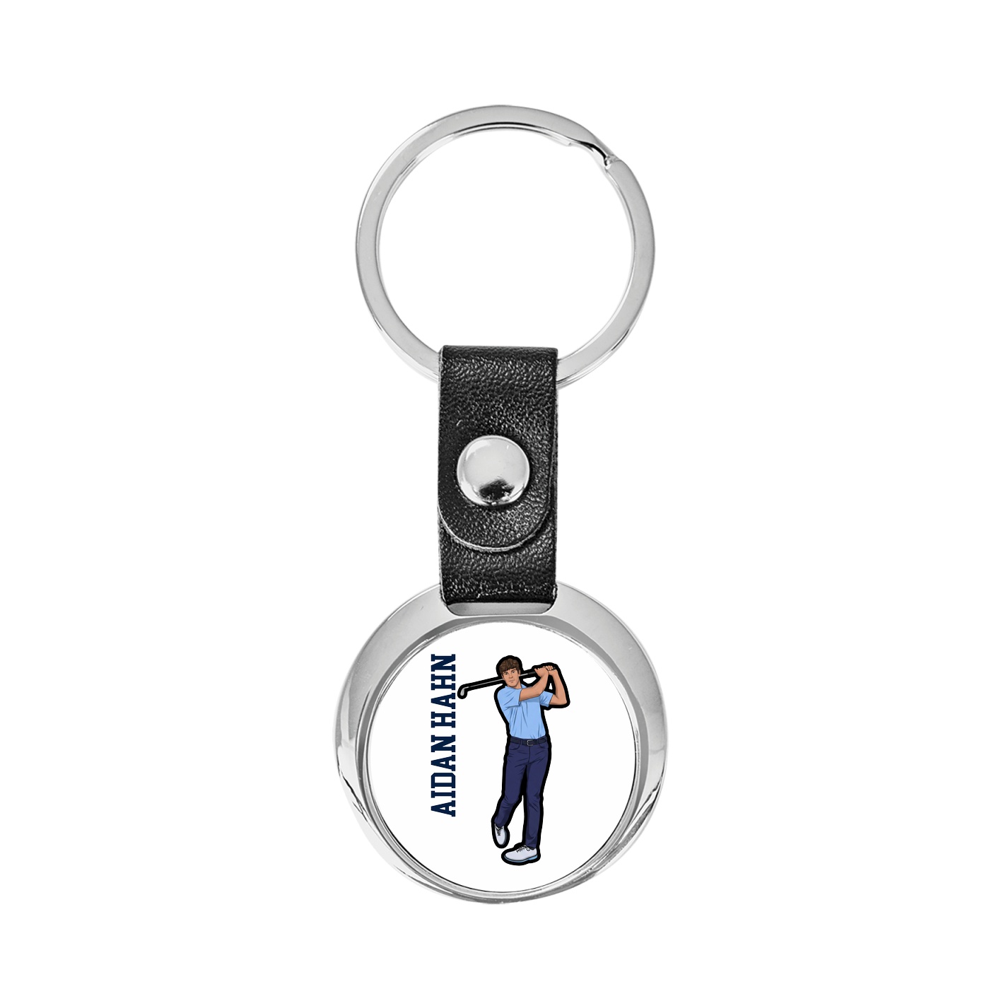 Key Chain — Name Vertical in Classic