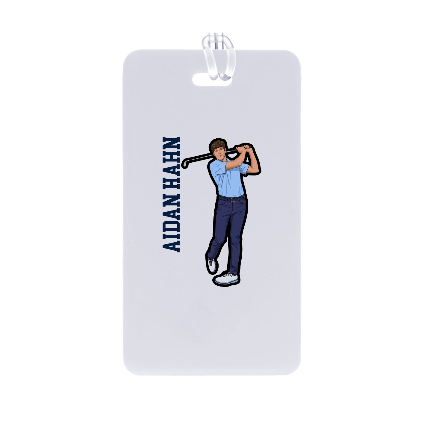 Bag Tag — Name Vertical in Classic