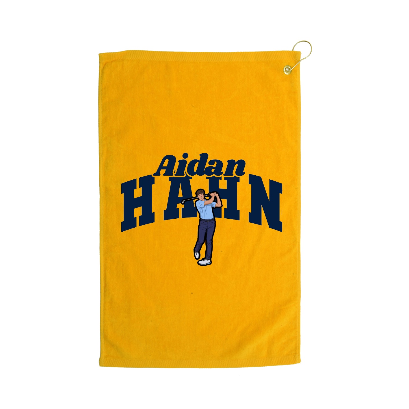 Golf Towel — Signature Arch in Gold