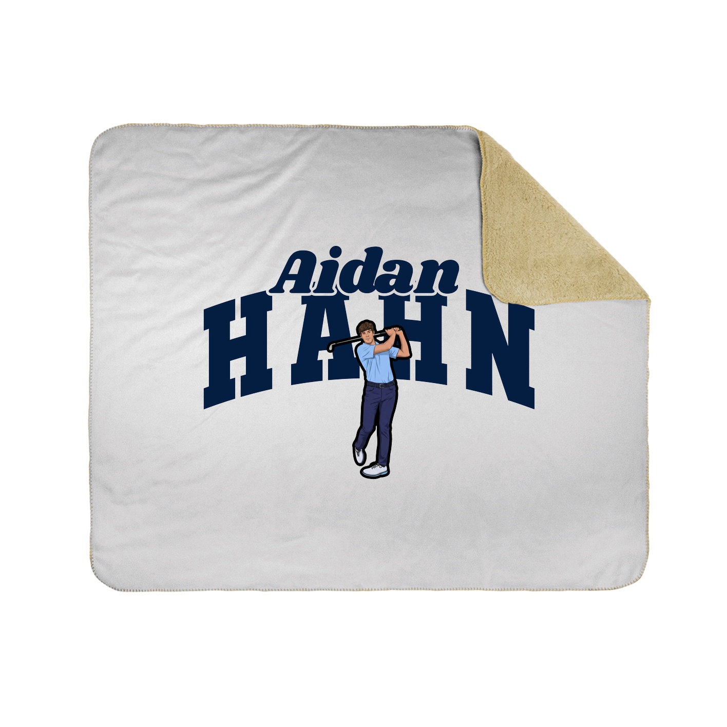 Throw Blanket — Signature Arch in White