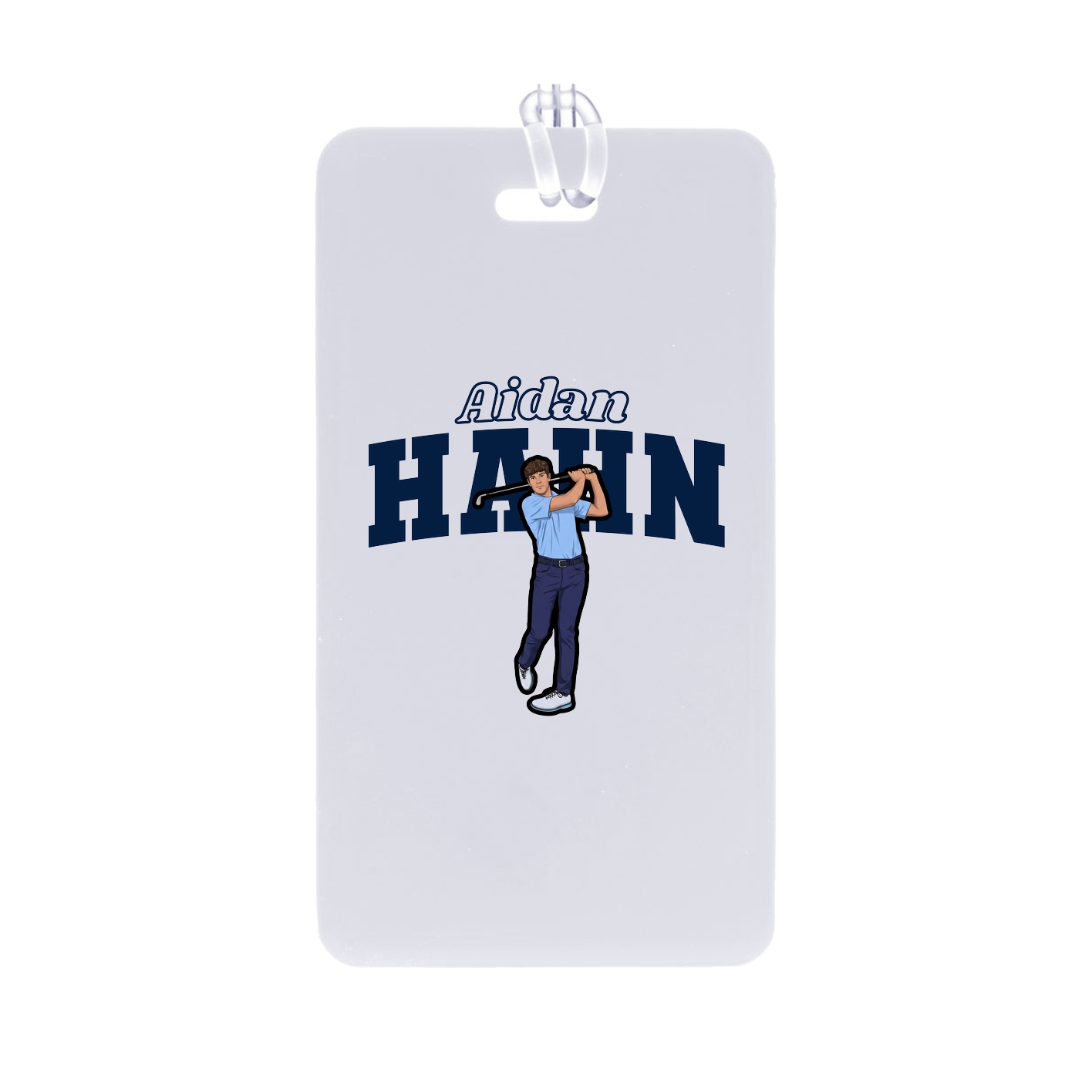 Bag Tag — Name Arch in Classic