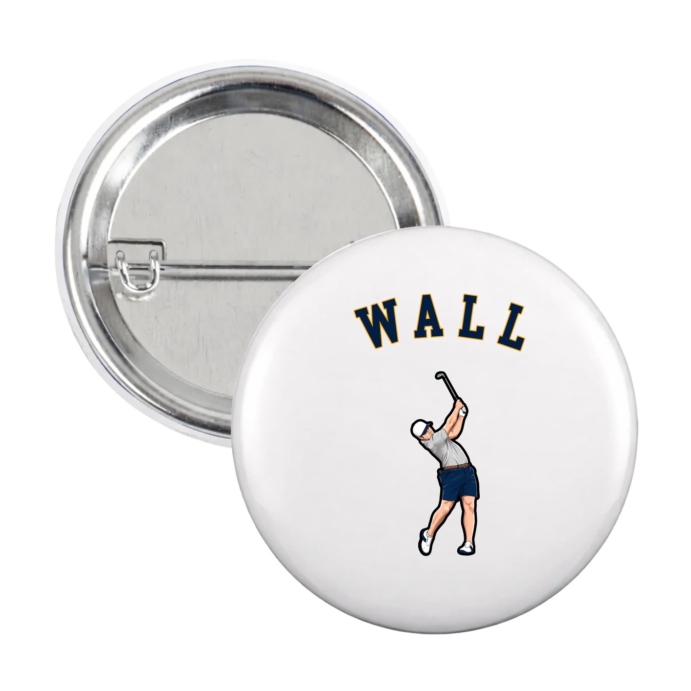 Game Day Button — Shirsey Arch in White