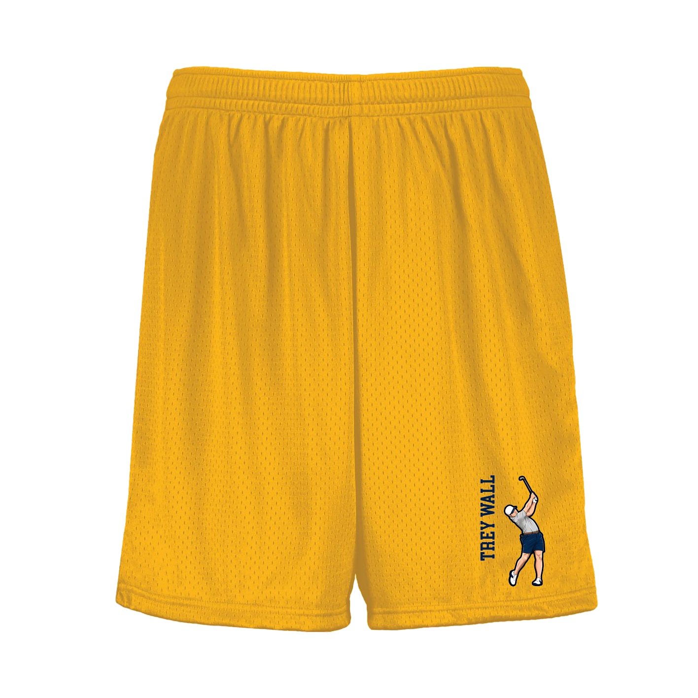 Shorts — Name Vertical in Gold