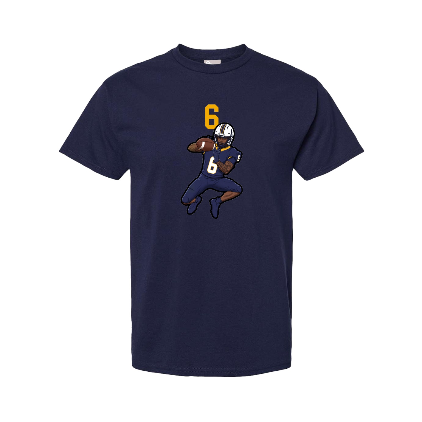 Tee — Number Top in Navy