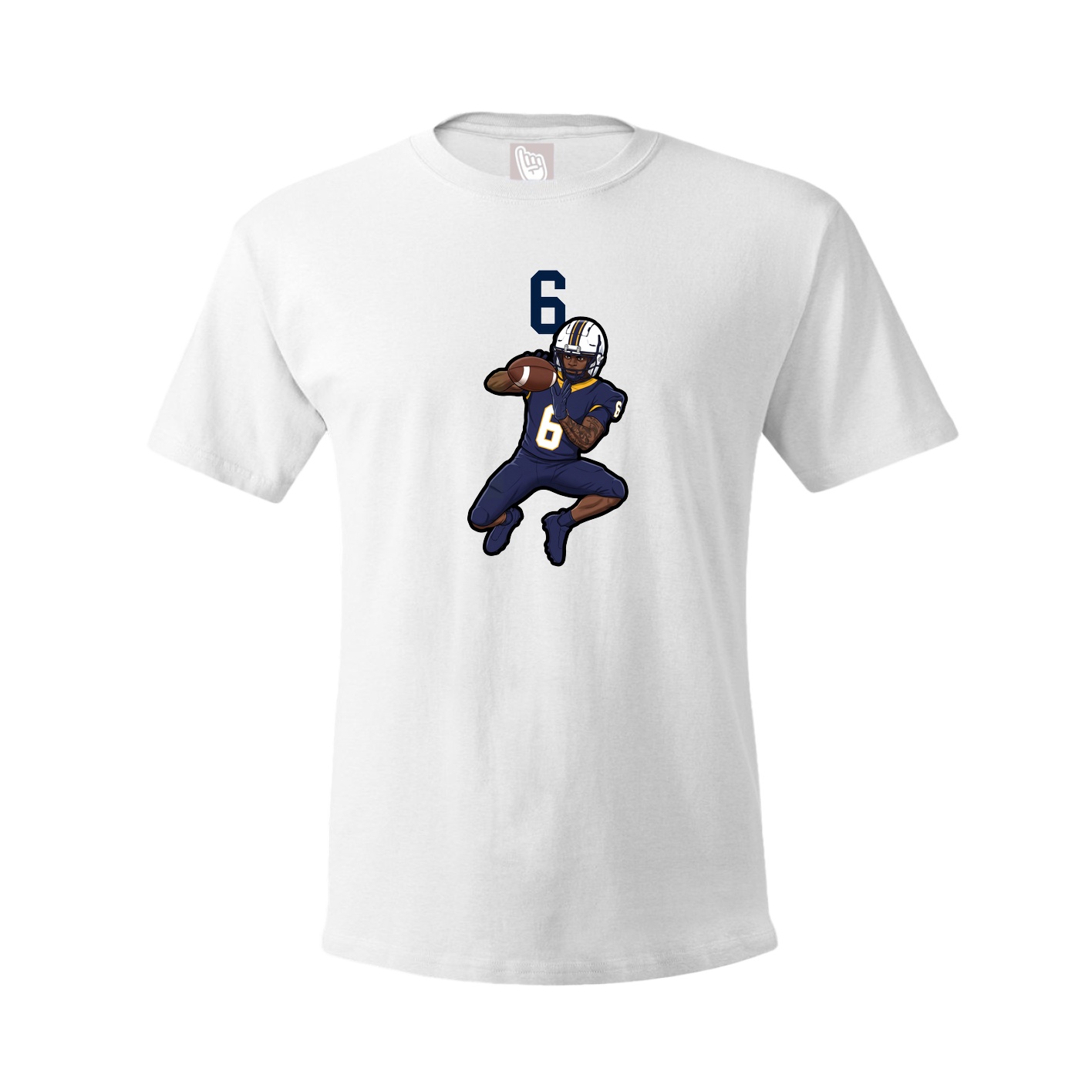 Tee — Number Top in White