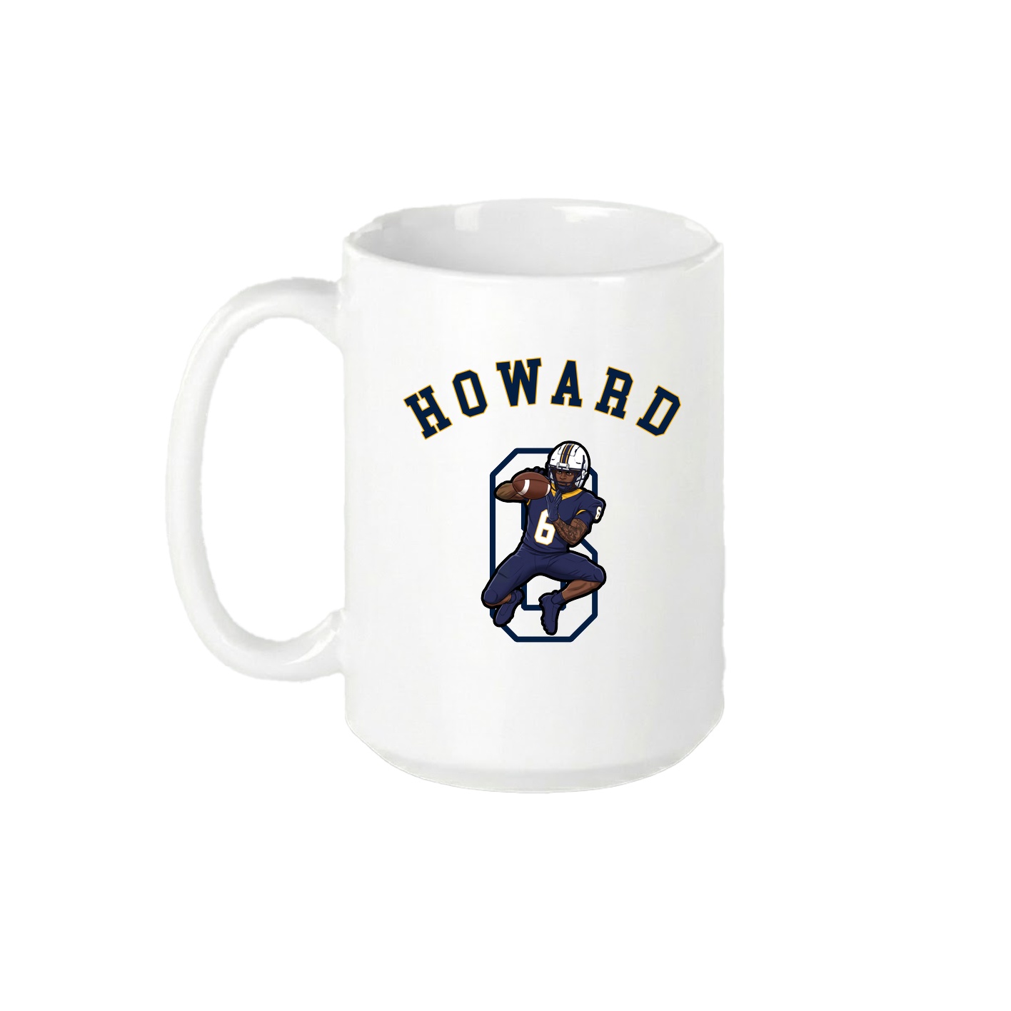 15oz Coffee Mug — Shirsey Arch in White