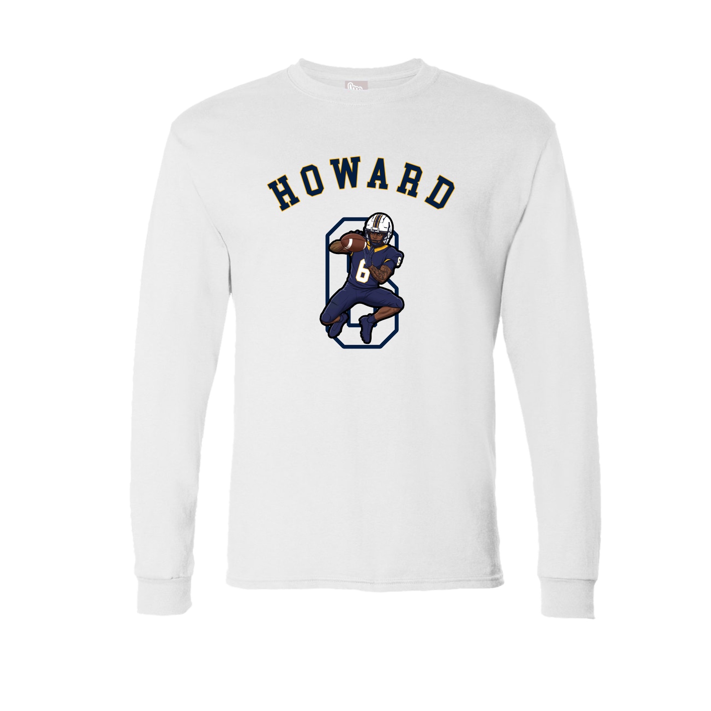 Long Sleeve Tee — Shirsey Arch in White