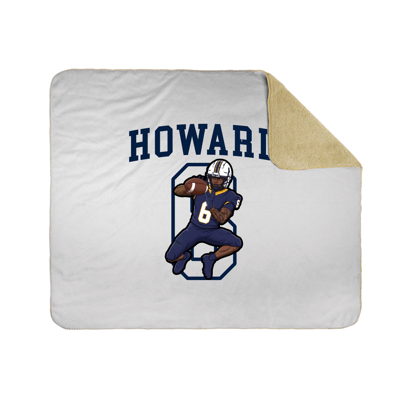 50x60 Sherpa Lined Throw Blanket