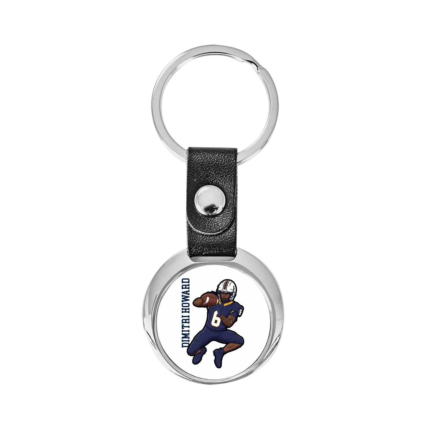 Key Chain — Name Vertical in Classic