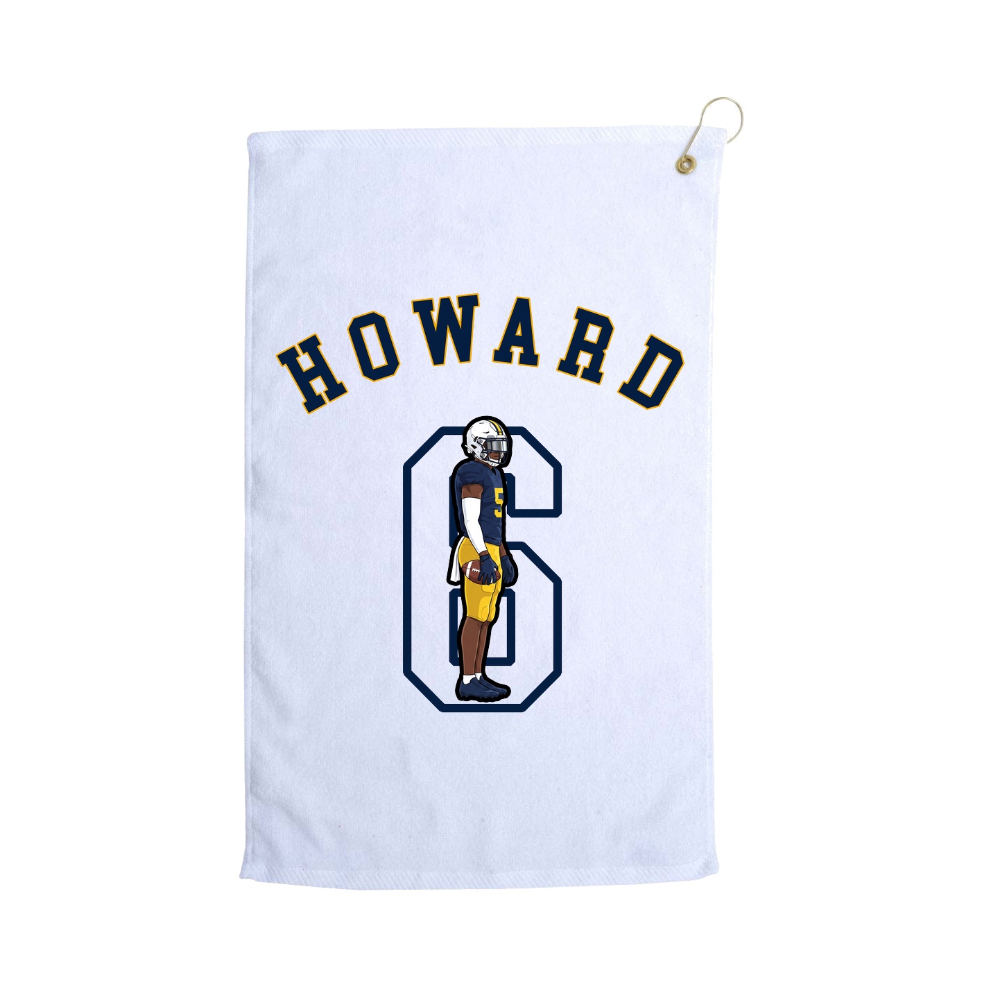 Golf Towel — Shirsey Arch in White