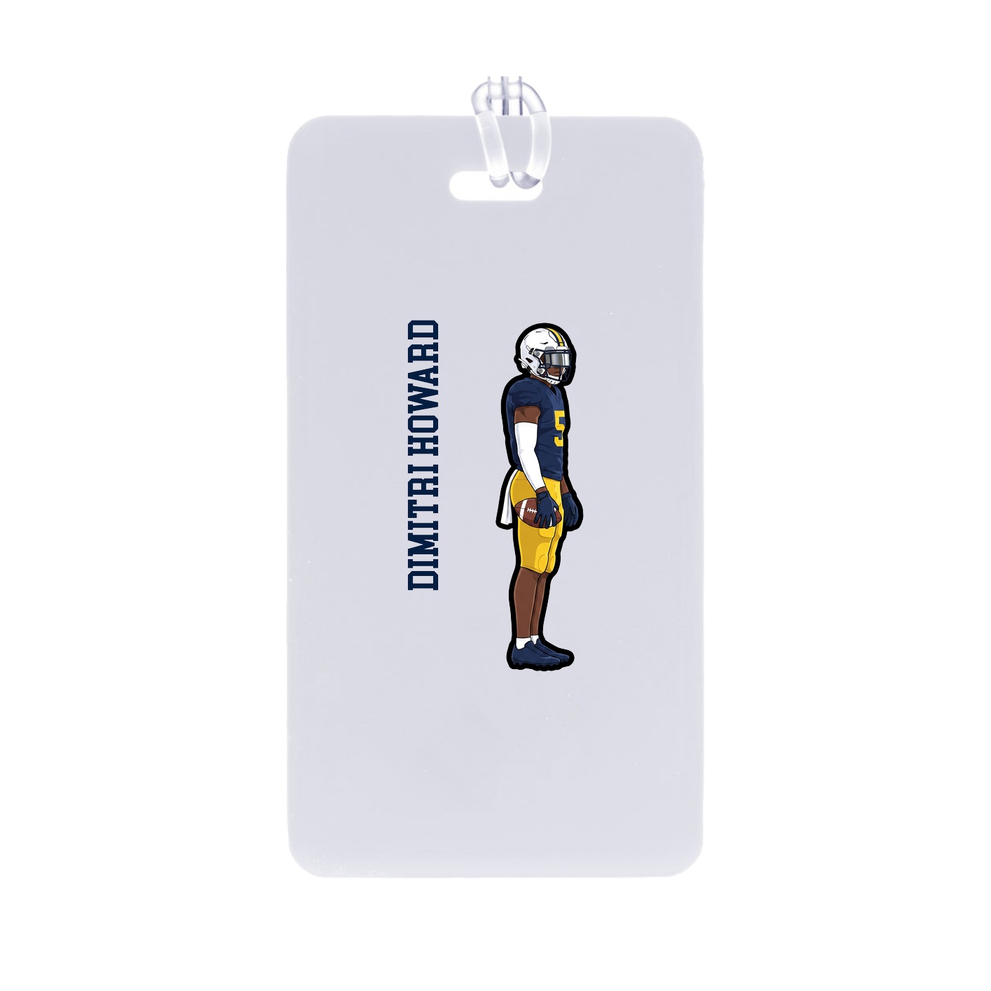 Bag Tag — Name Vertical in Classic