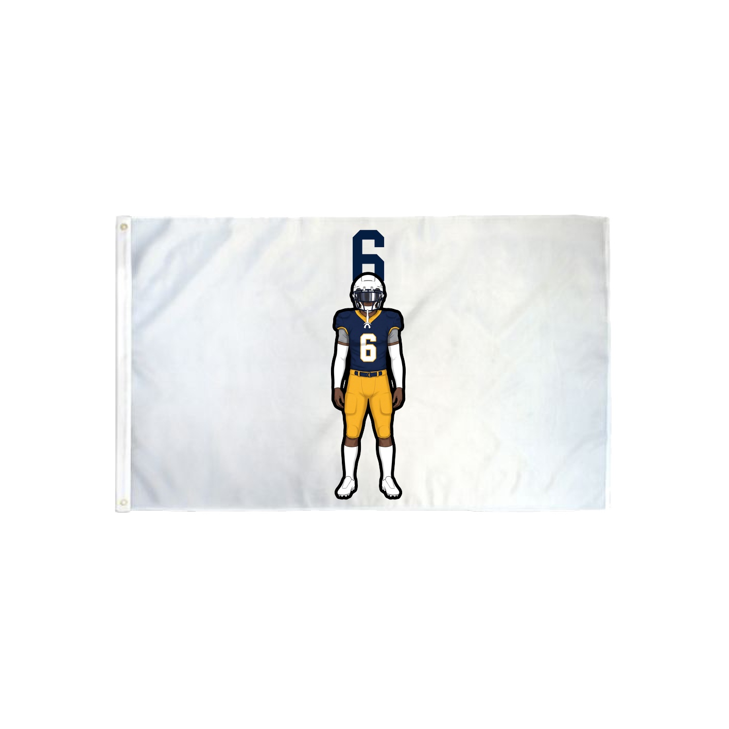 3x5 Flag — Number Top in Classic