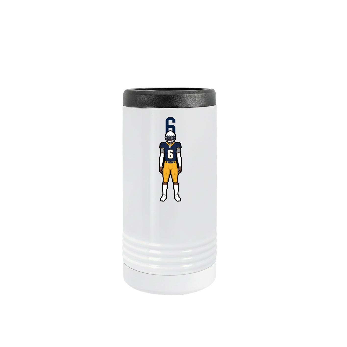 Slim Beverage Holder — Number Top in White