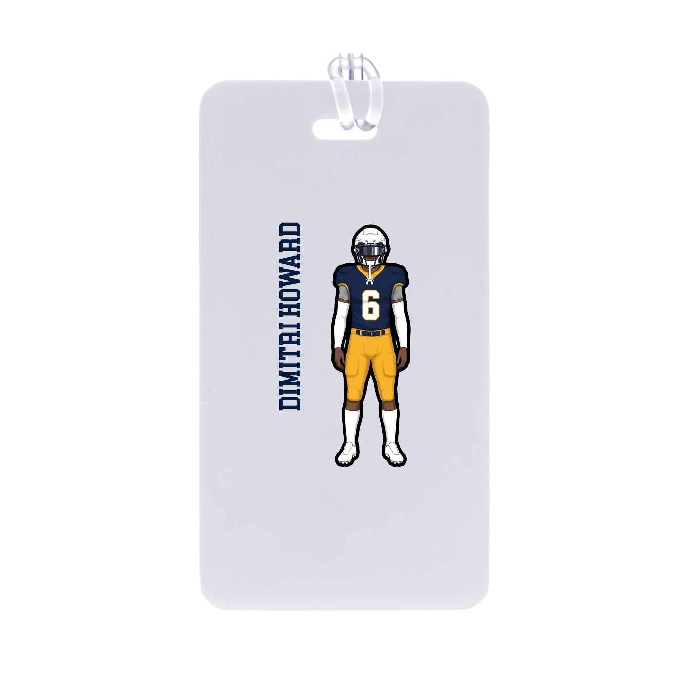 Bag Tag — Name Vertical in Classic