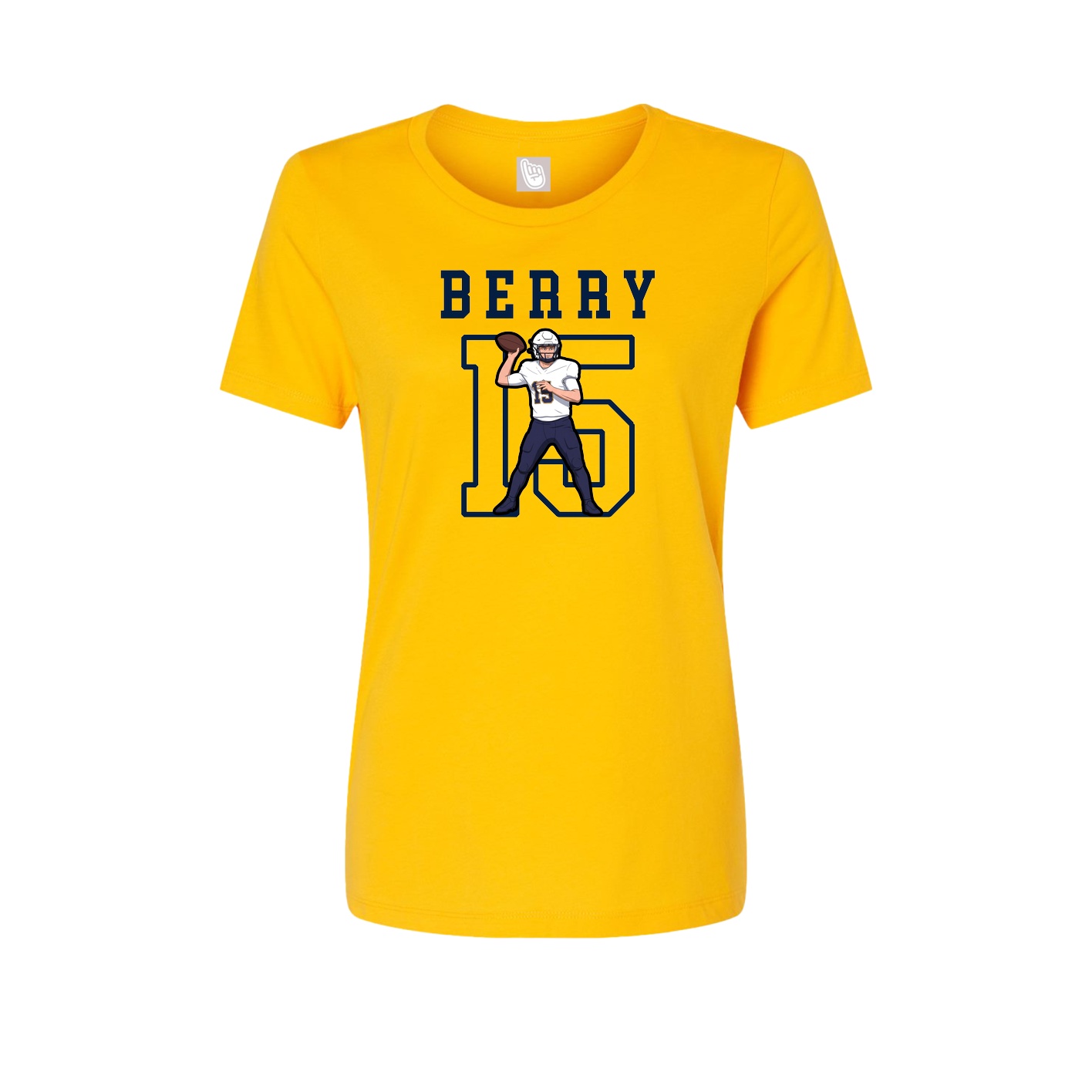 Fitted Women's Tee — Shirsey in Gold