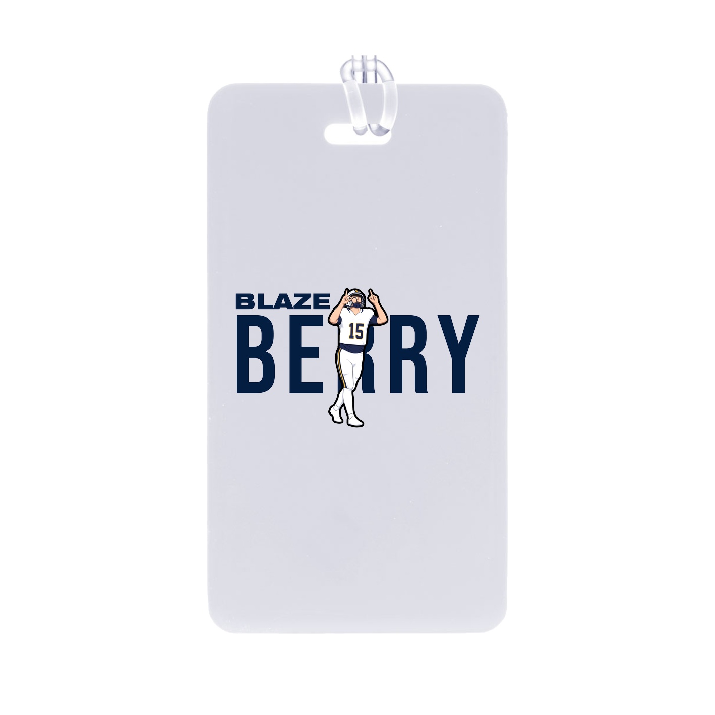 Bag Tag — Player Name in Classic