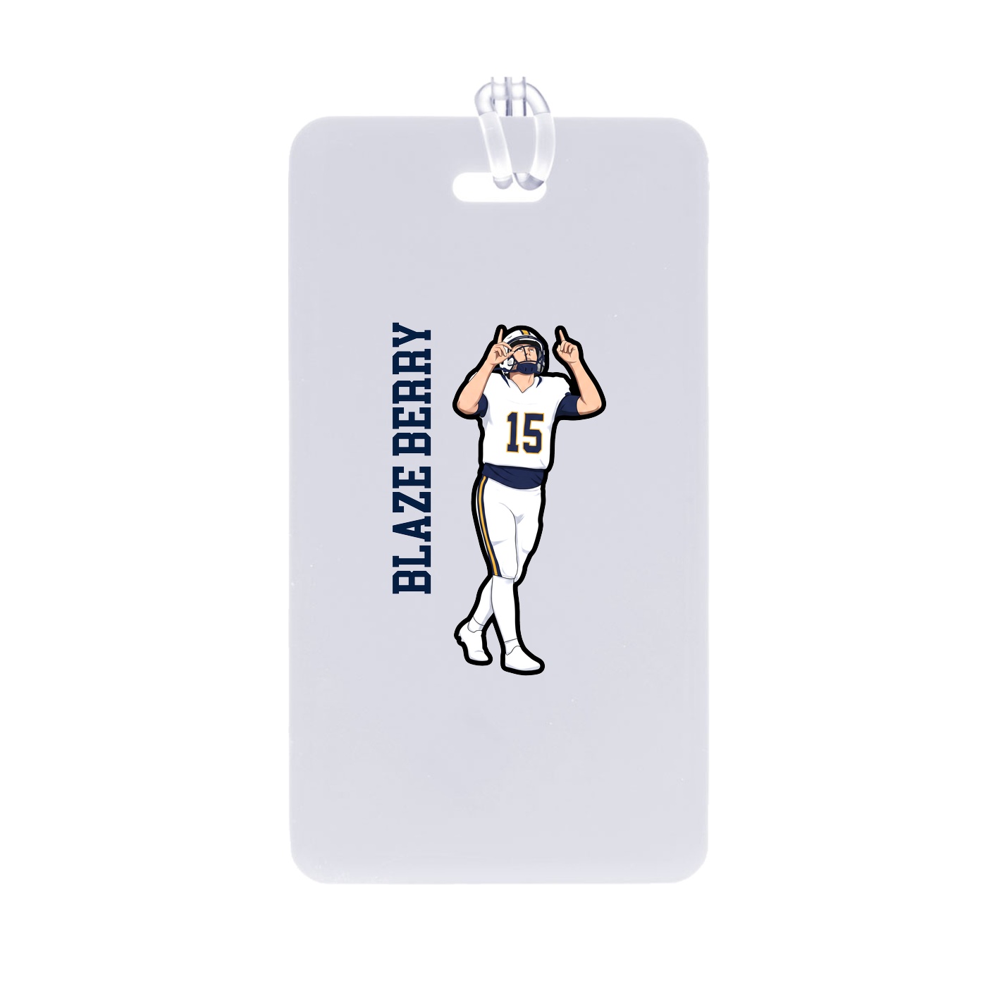 Bag Tag — Name Vertical in Classic