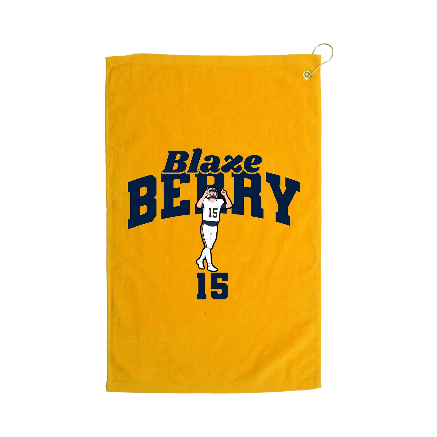 Golf Towel — Signature Arch in Gold