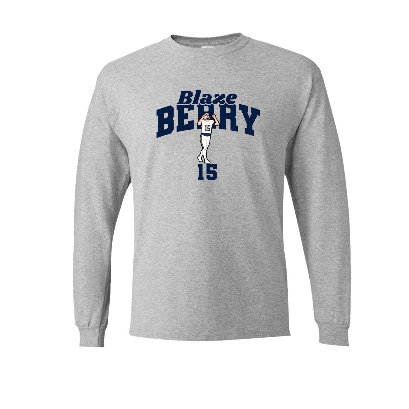 Long Sleeve Tee — Signature Arch in Grey