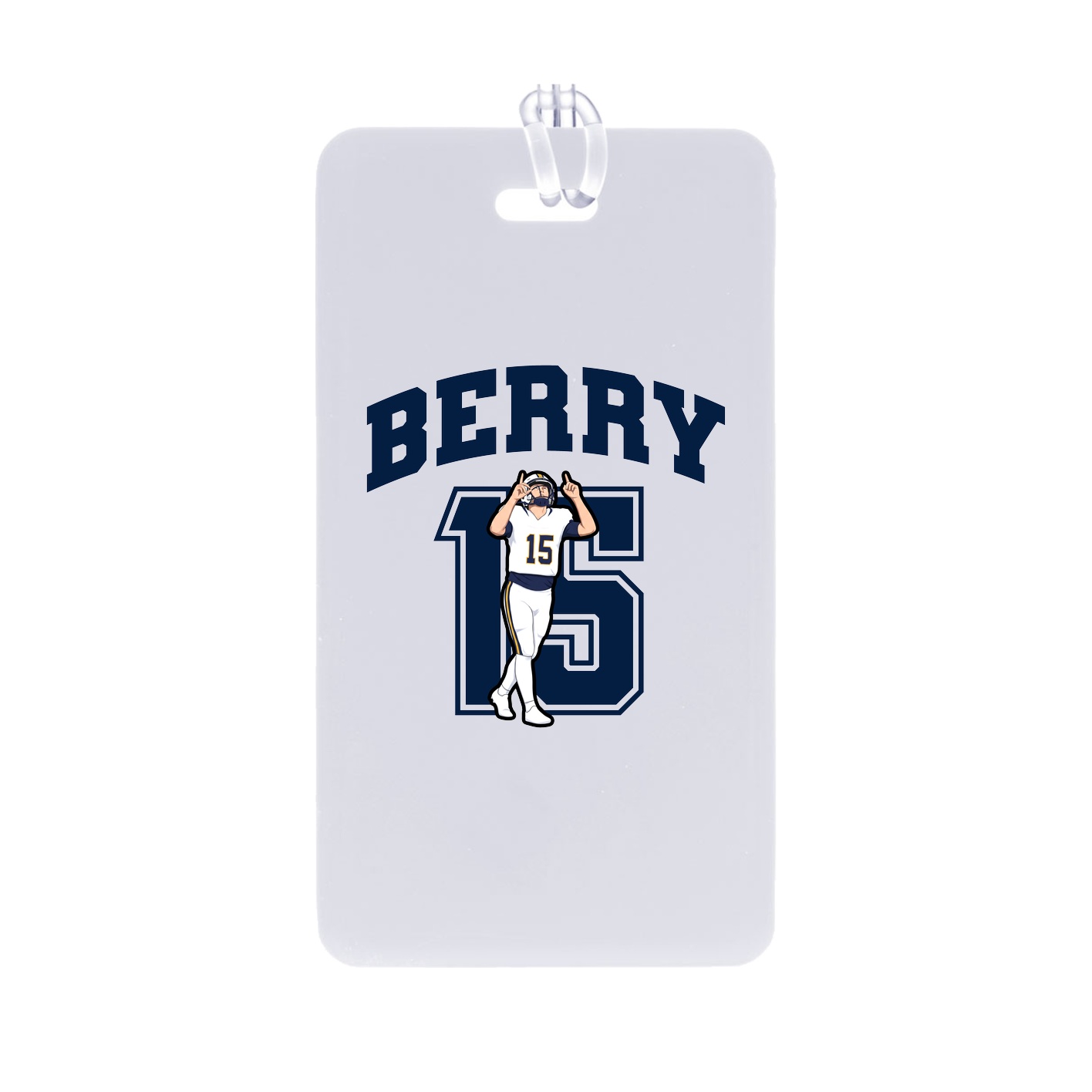Bag Tag — Number in Classic