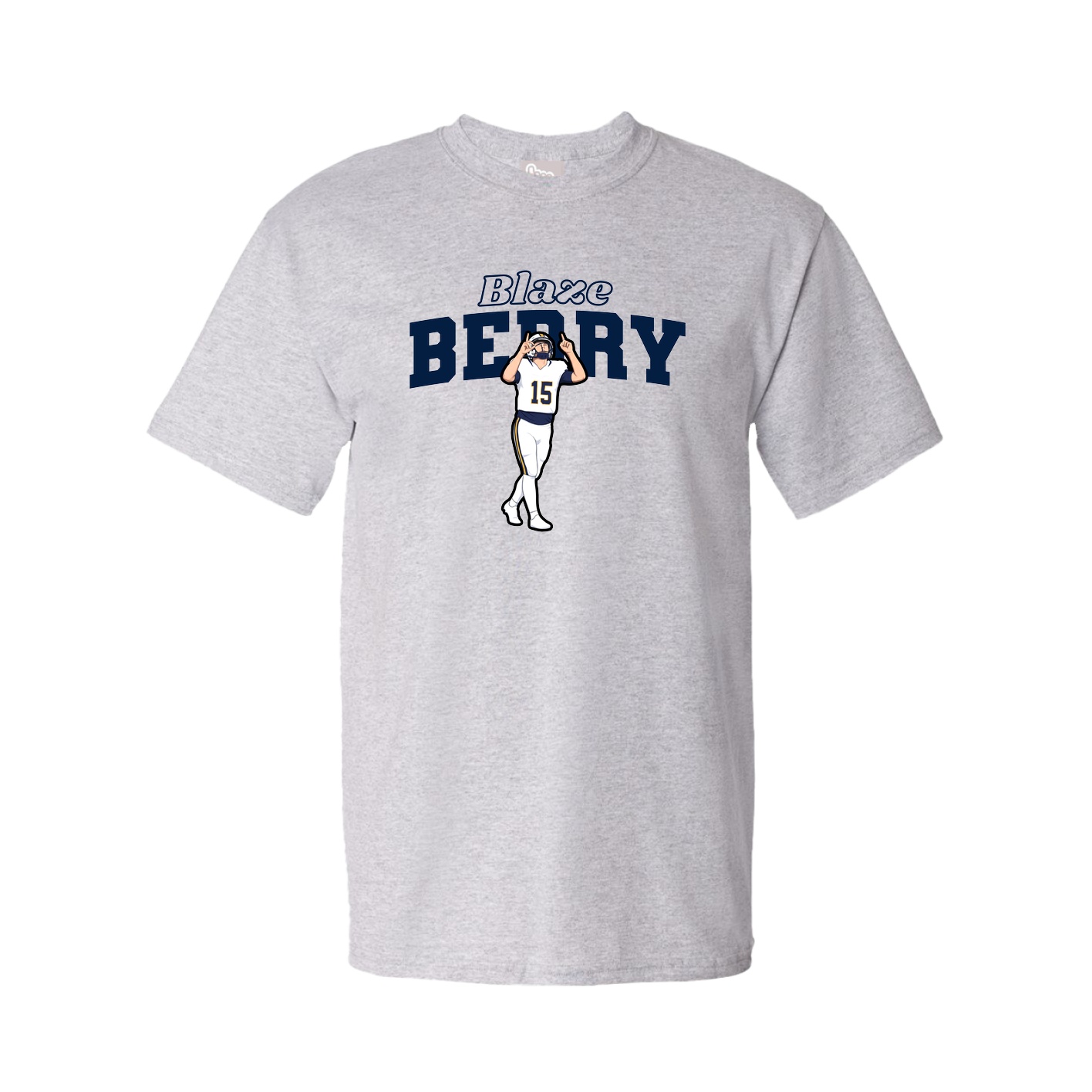 Tee — Name Arch in Grey
