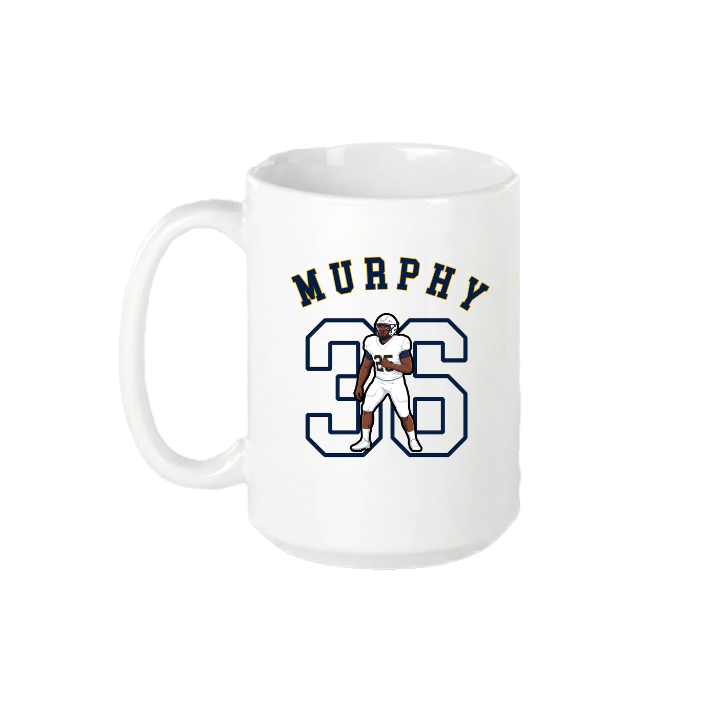 15oz Coffee Mug — Shirsey Arch in White