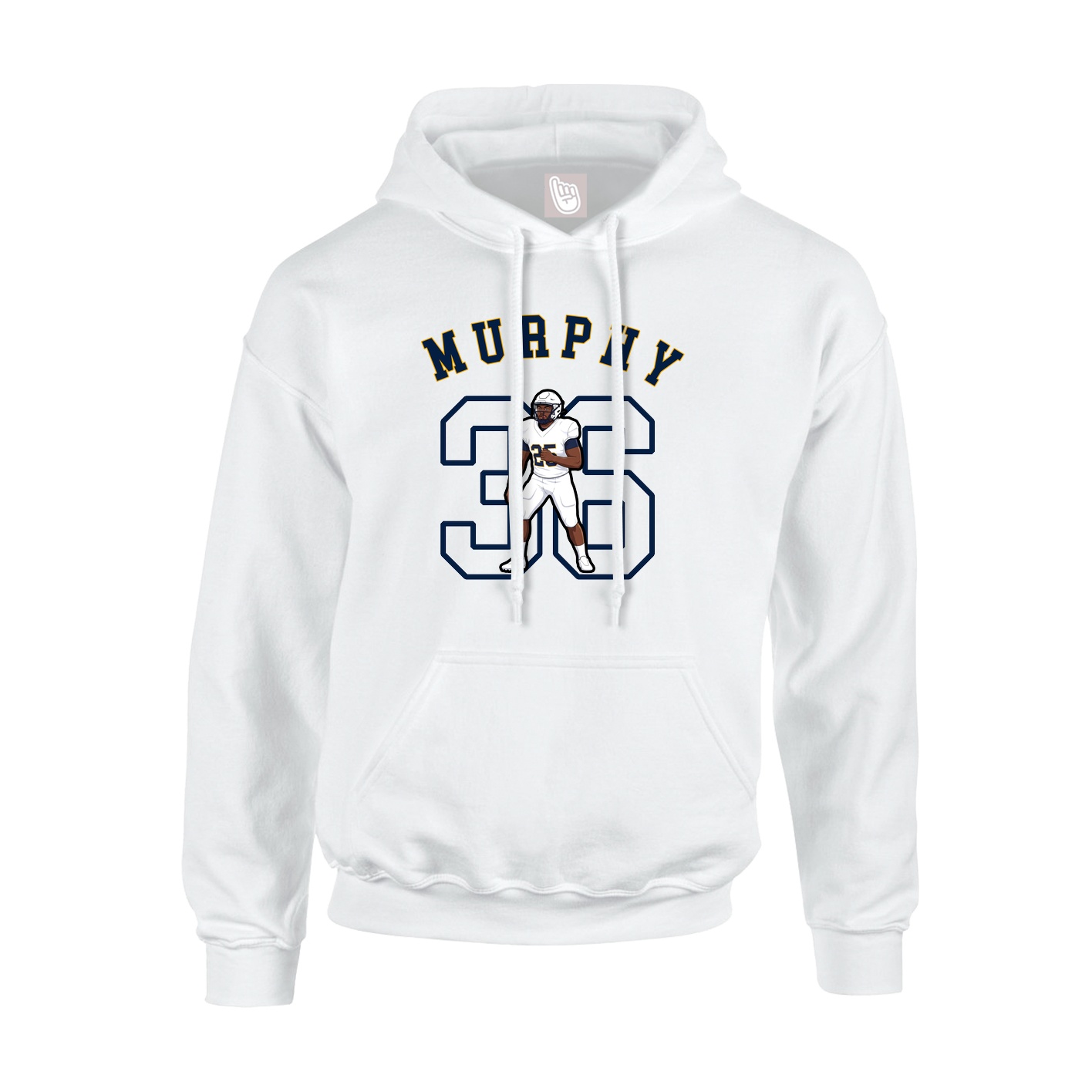 Hoodie — Shirsey Arch in White