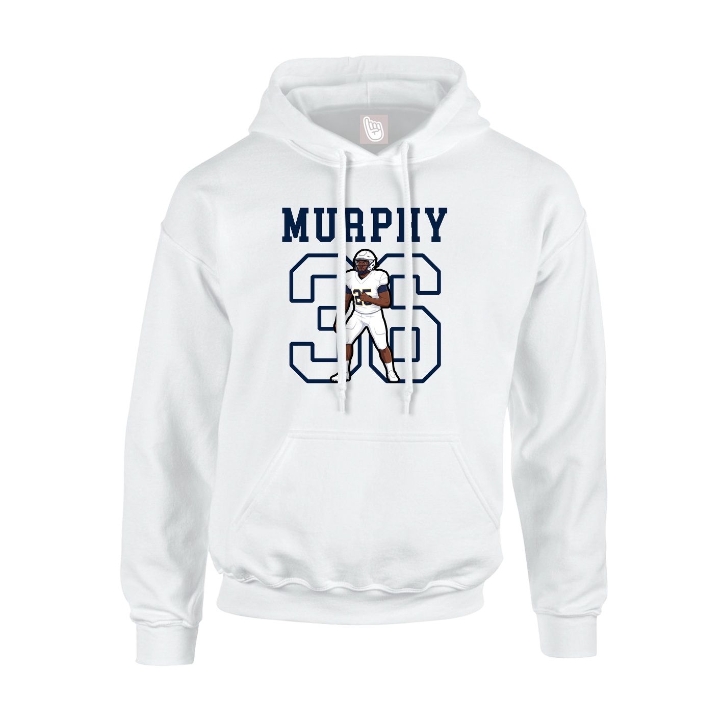 Youth Hoodie — Shirsey in White