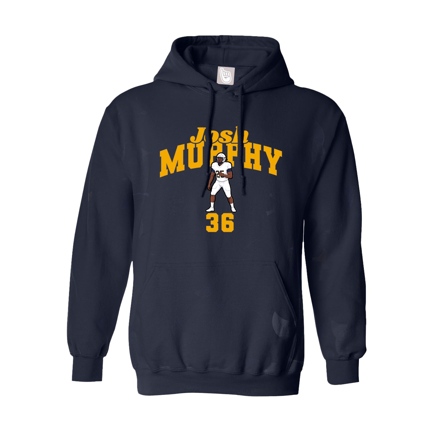 Hoodie — Signature Arch in Navy
