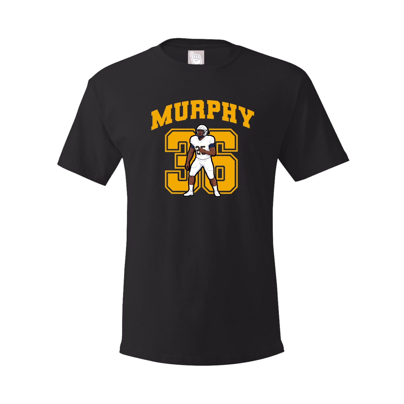 Youth Tee — Number in Black