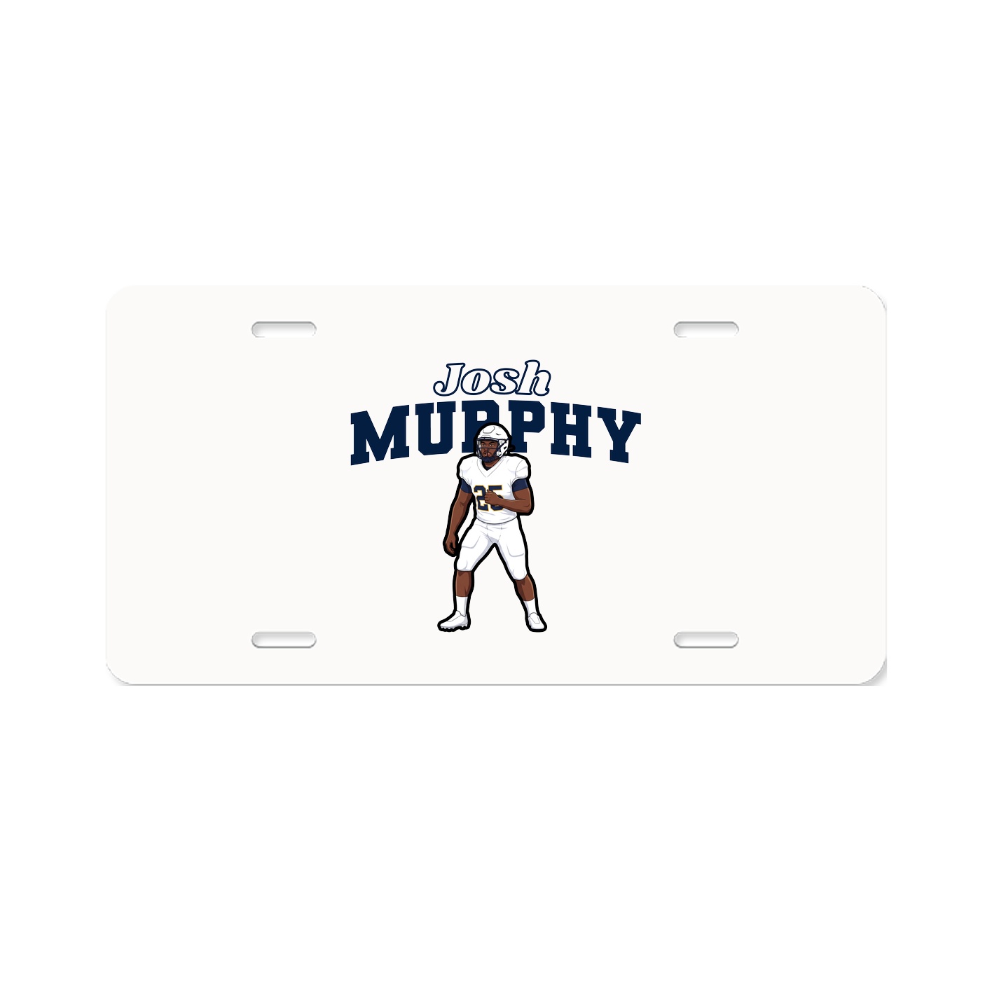 License Plate — Name Arch in Classic