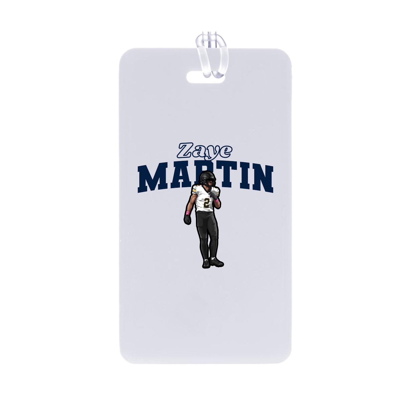 Bag Tag — Name Arch in Classic