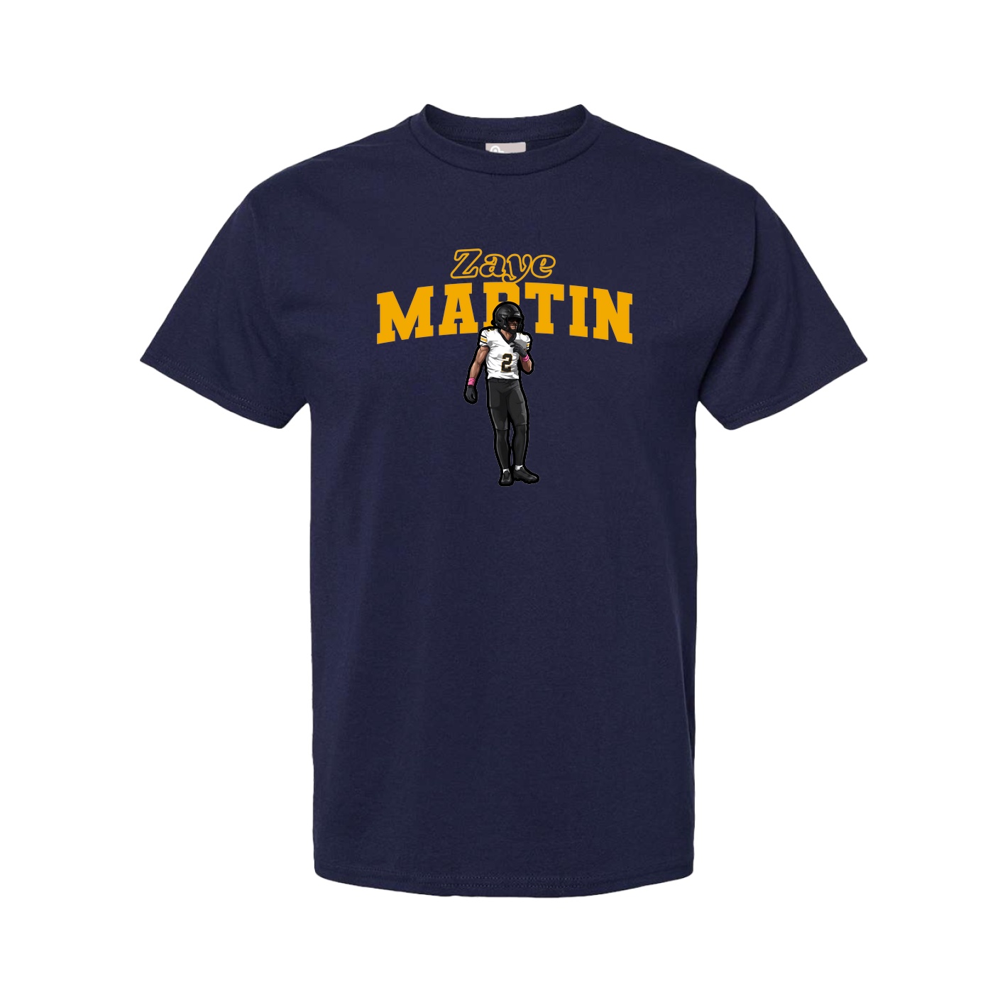 Tee — Name Arch in Navy