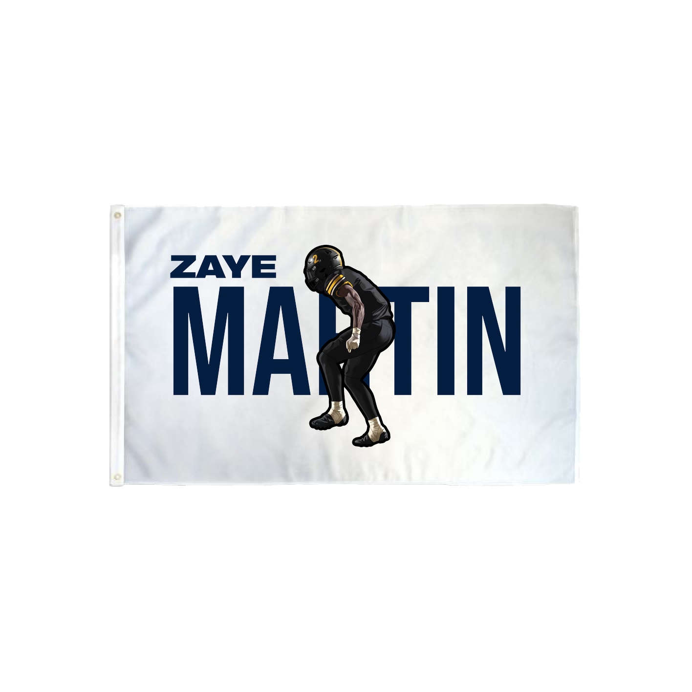 3x5 Flag — Player Name in Classic