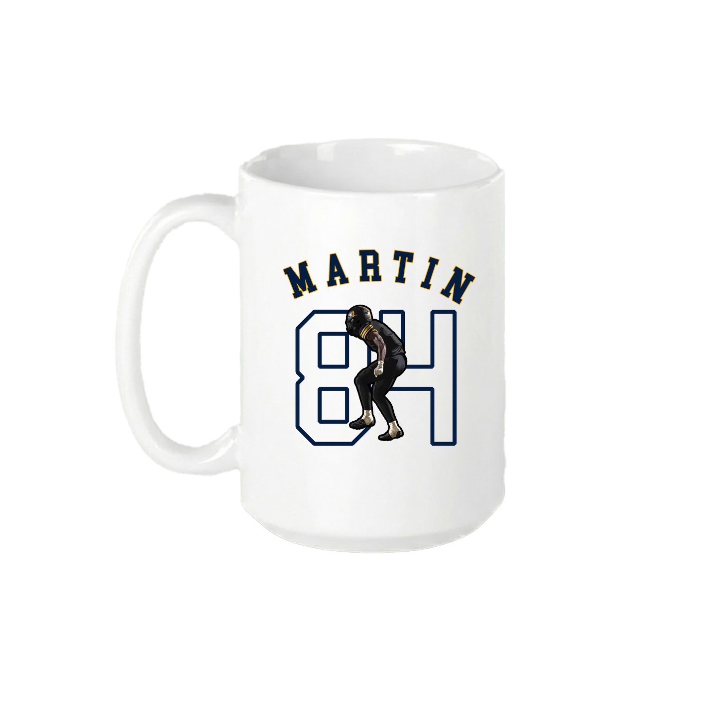 15oz Coffee Mug — Shirsey Arch in White