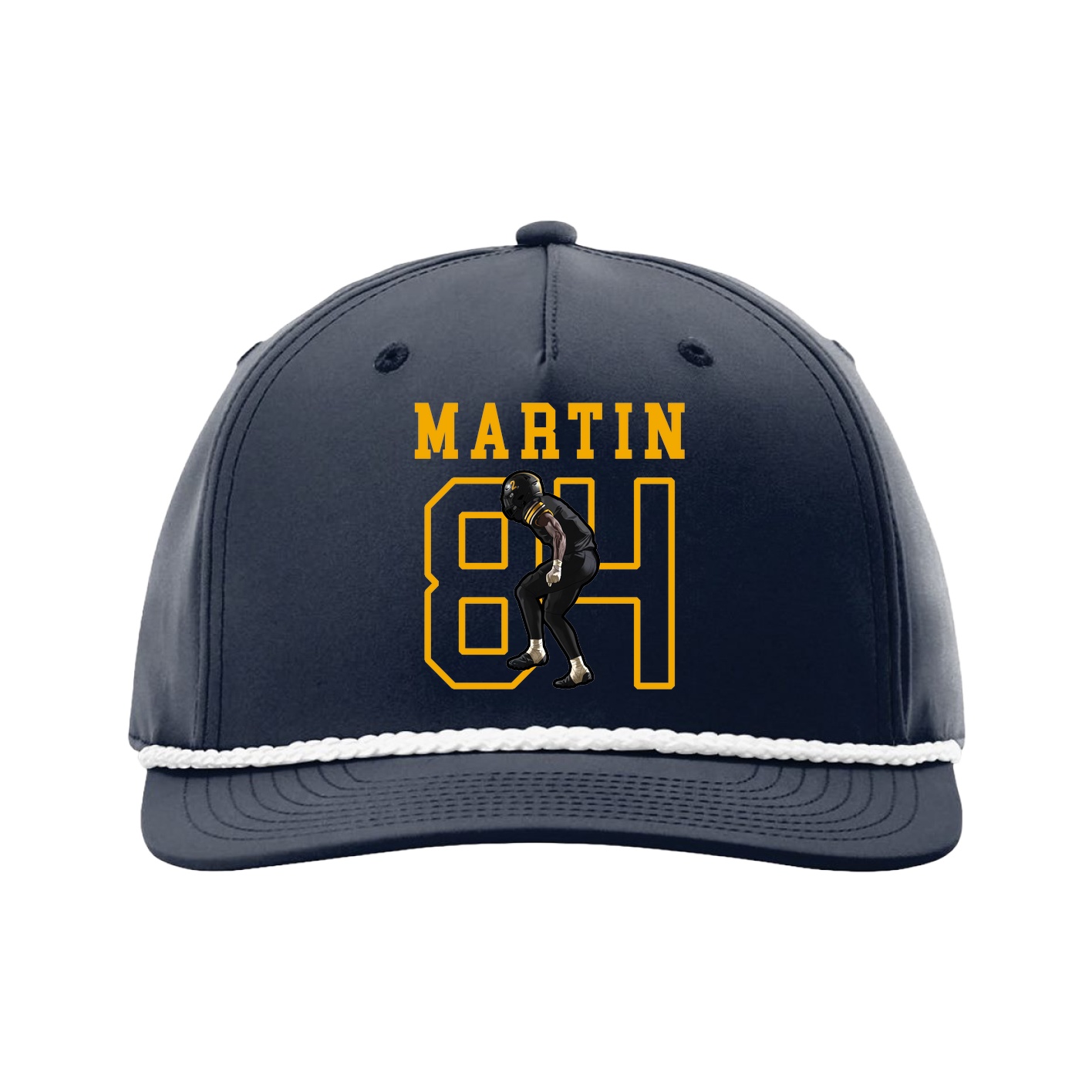 Five-Panel Classic Rope Cap — Shirsey in Navy