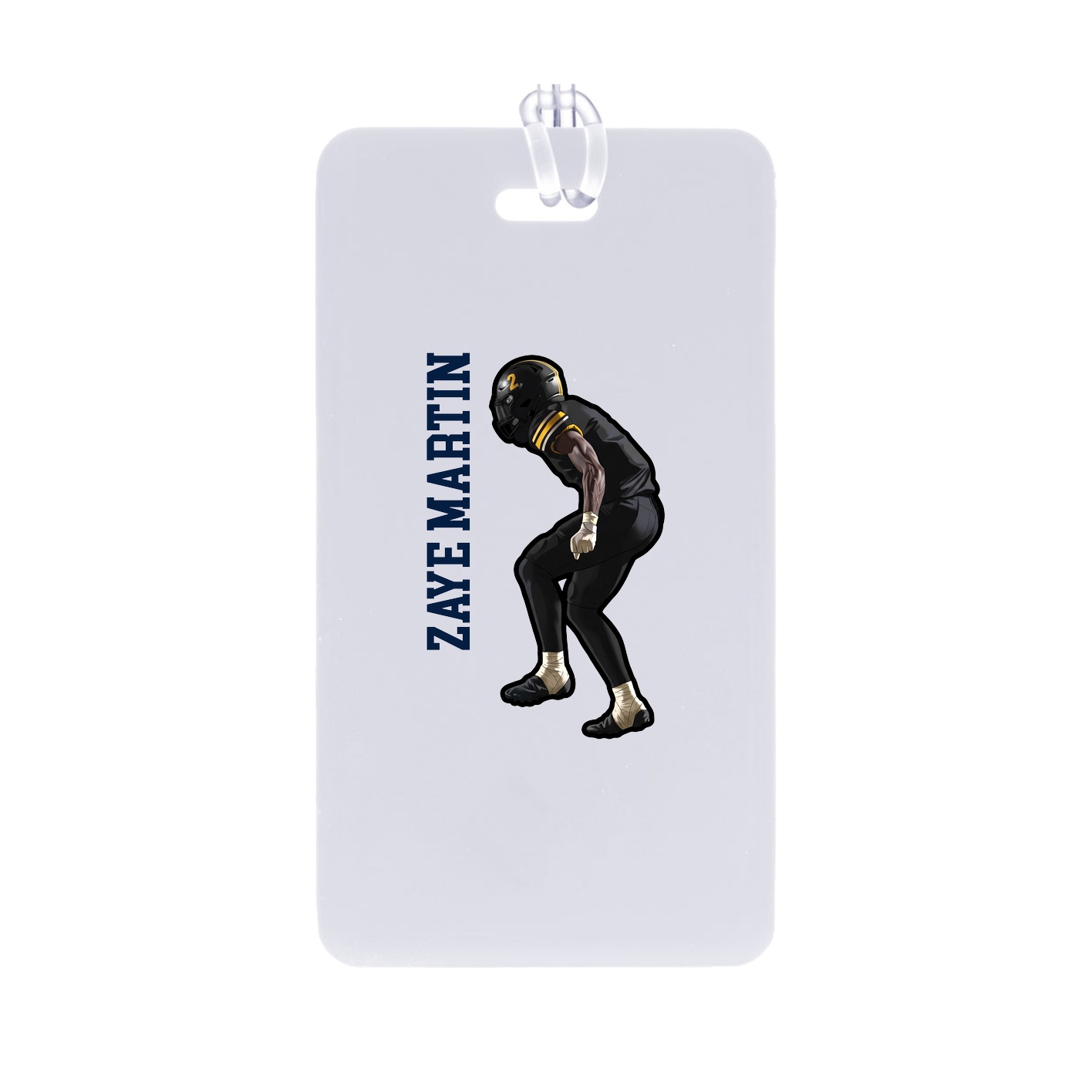 Bag Tag — Name Vertical in Classic