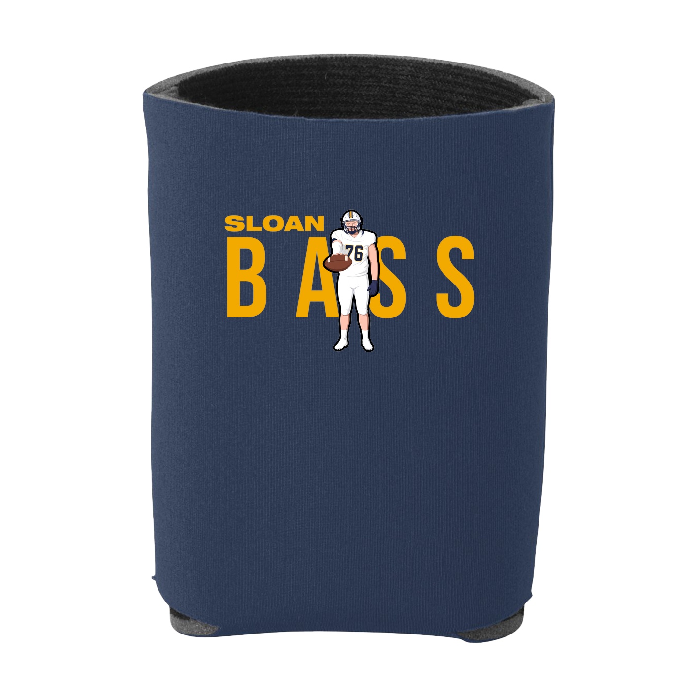 Can Holder — Player Name in Navy