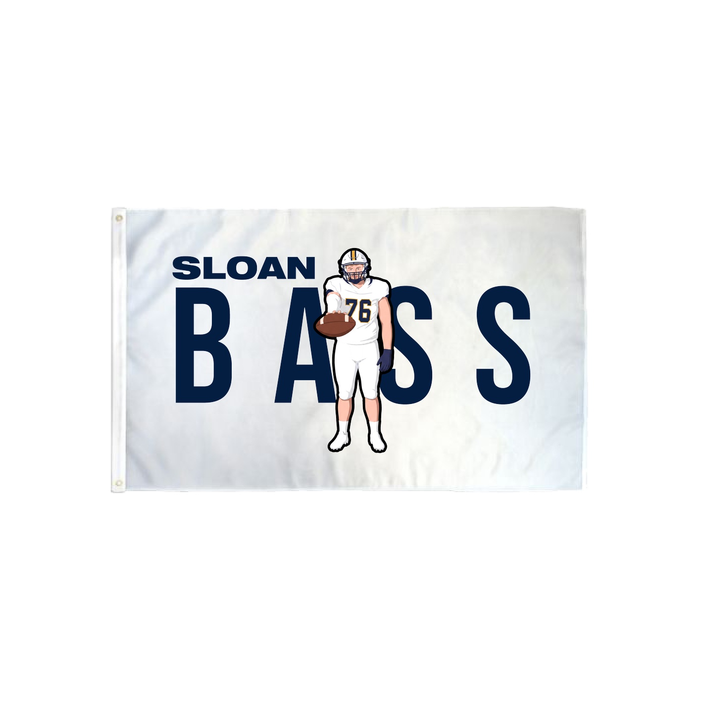 3x5 Flag — Player Name in Classic