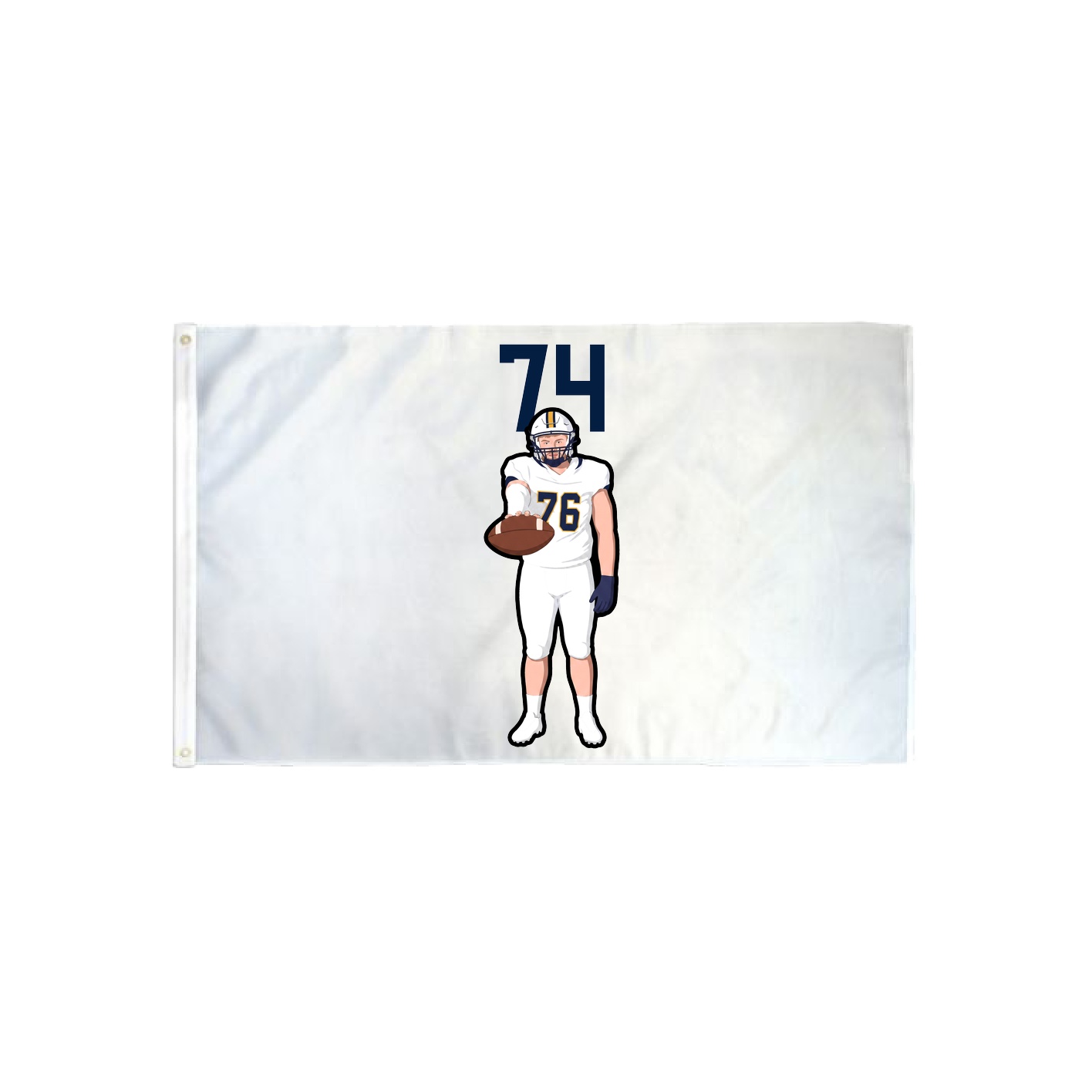 3x5 Flag — Number Top in Classic