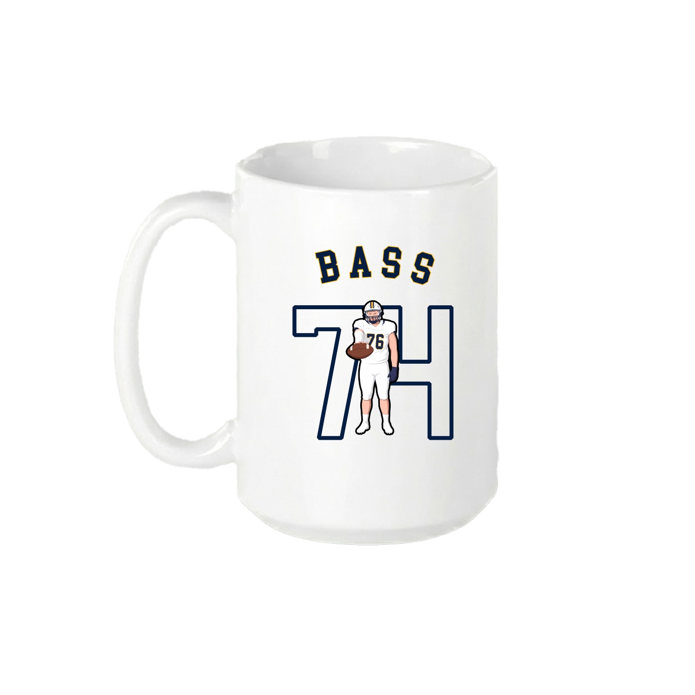 15oz Coffee Mug — Shirsey Arch in White